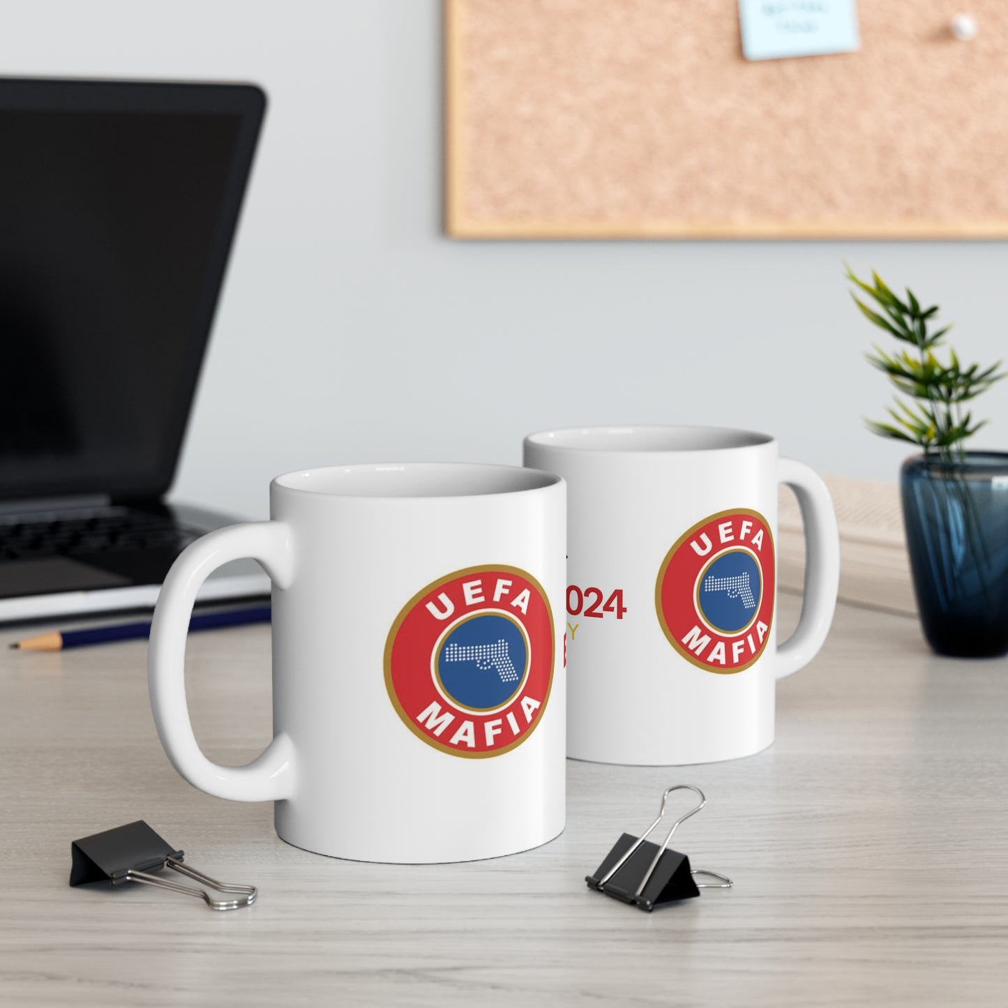 EURO 2024 UEFA MAFIA EDITION  Ceramic Coffee Cup ®