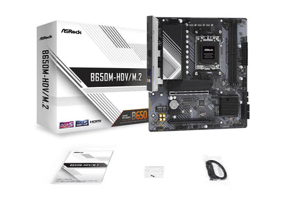 B650M-HDV/M.2 Socket AM5 Ryzen 7000 Micro ATX Motherboard