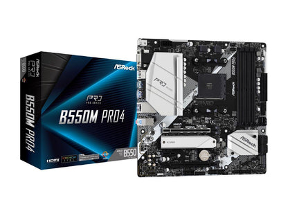 B550M PRO4 AM4 AMD B550 SATA 6Gb/S Micro ATX AMD Motherboard